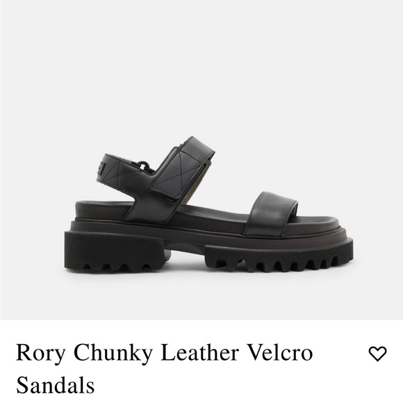 ALLSAINTS Rory Chunky Leather Sandals - Picture 8 of 16